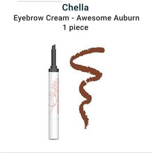 Chella Awesome Auburn Eyebrow Cream Full Size New